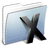 Graphite Stripped Folder System Icon 48x48 png